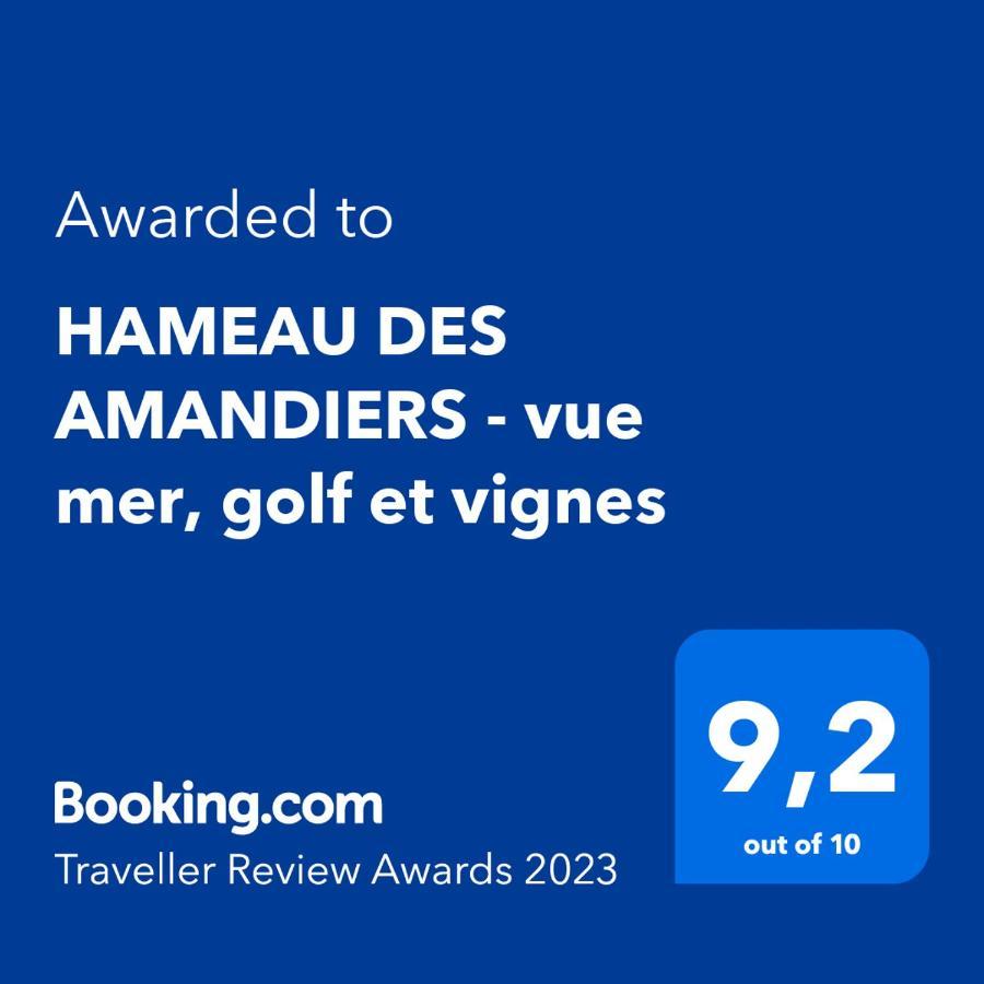 Hameau Des Amandiers - Vue Mer, Golf Et Vignes Leilighet Saint-Cyr-sur-Mer Eksteriør bilde