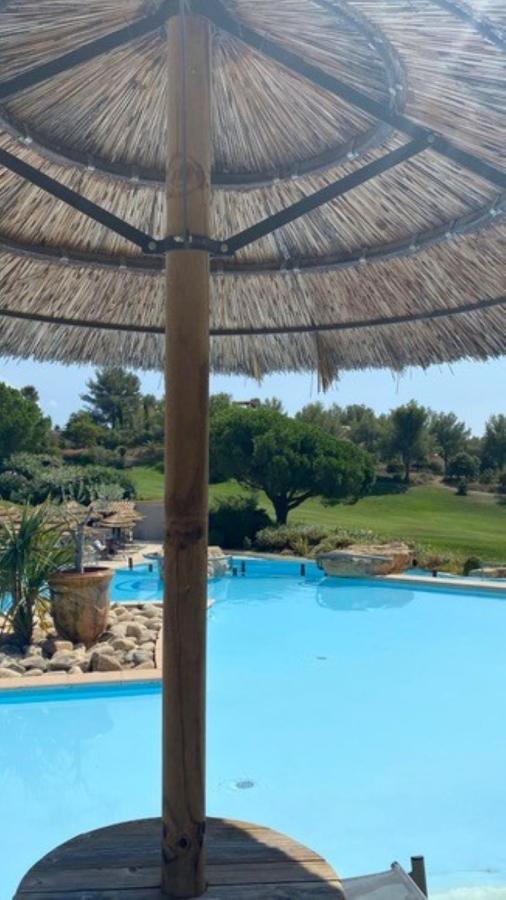 Hameau Des Amandiers - Vue Mer, Golf Et Vignes Leilighet Saint-Cyr-sur-Mer Eksteriør bilde